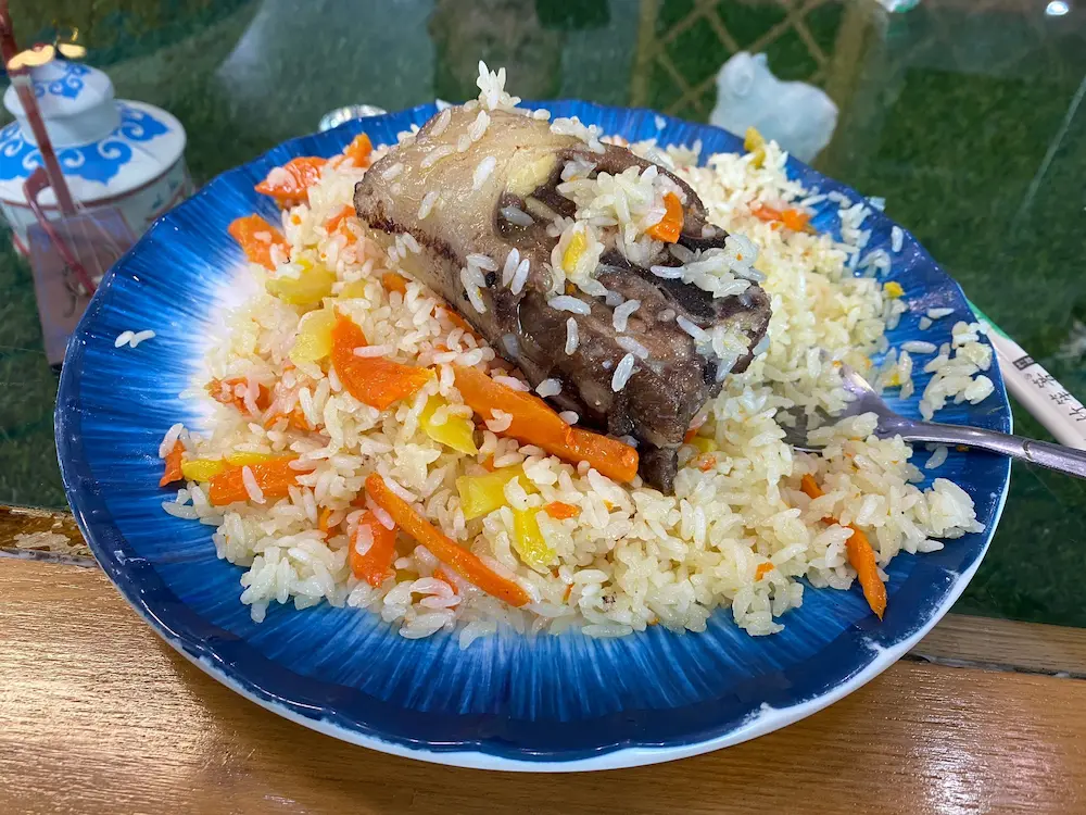 Xinjiang hand-pulled rice